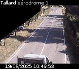 Webcam à Tallard au niveau de l'aérodrome sur la Nationale 85. Vue orientée vers Gap