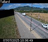 Webcam D942 à Tallard en direction de La Saulce et la N85 pour rejoindre l'A51