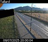 Webcam D942 à Tallard en direction de La Saulce et la N85 pour rejoindre l'A51