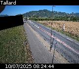 Webcam D942 à Tallard en direction de La Saulce et la N85 pour rejoindre l'A51