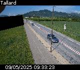 Webcam D942 à Tallard en direction de La Saulce et la N85 pour rejoindre l'A51