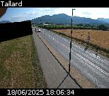 Webcam D942 à Tallard en direction de La Saulce et la N85 pour rejoindre l'A51