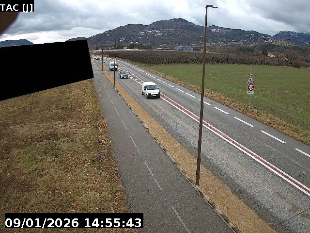 <h2>Webcam D942 à Tallard en direction de La Saulce et la N85 pour rejoindre l'A51</h2>