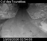 Webcam à Ribeyret au niveau du col des Tourettes sur la D26. Vue orientée vers la D994
