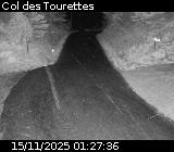 <h2>Webcam à Ribeyret au niveau du col des Tourettes sur la D26. Vue orientée vers la D994</h2>