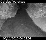 Webcam à Ribeyret au niveau du col des Tourettes sur la D26. Vue orientée vers la D994