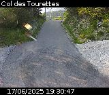 Webcam à Ribeyret au niveau du col des Tourettes sur la D26. Vue orientée vers la D994
