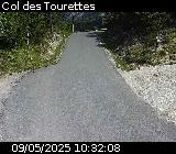 Webcam à Ribeyret au niveau du col des Tourettes sur la D26. Vue orientée vers la D994