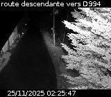 <h2>Webcam à Ribeyret au niveau du col des Tourettes sur la D26. Vue orientée vers la D994</h2>