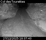 Webcam à Ribeyret au niveau du col des Tourettes sur la D26. Vue orientée vers la D994