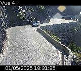 Webcam sur la D902 au niveau des Gorges du Guil. Caméra située à l'entrée du Tunnel des Roches Violettes. Vue orientée vers Guillestre