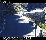 Webcam sur la D902 au niveau des Gorges du Guil. Caméra située à l'entrée du Tunnel des Roches Violettes. Vue orientée vers Guillestre