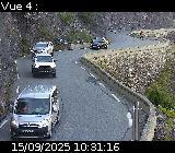 Webcam sur la D902 au niveau des Gorges du Guil. Caméra située à l'entrée du Tunnel des Roches Violettes. Vue orientée vers Guillestre