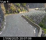 <h2>Webcam sur la D902 au niveau des Gorges du Guil. Caméra située à l'entrée du Tunnel des Roches Violettes. Vue orientée vers Guillestre</h2>