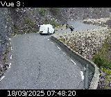 Webcam sur la D902 au niveau des Gorges du Guil. Caméra située à l'entrée du Tunnel des Roches Violettes. Vue orientée vers Guillestre