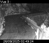 Webcam sur la D902 au niveau des Gorges du Guil. Caméra située à l'entrée du Tunnel des Roches Violettes. Vue orientée vers Guillestre
