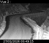 Webcam sur la D902 au niveau des Gorges du Guil. Caméra située à l'entrée du Tunnel des Roches Violettes. Vue orientée vers Guillestre