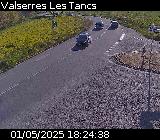 Webcam D942 à Valserres, à la jonction avec la D942A. Vue orientée vers Sisteron
