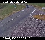 Webcam D942 à Valserres, à la jonction avec la D942A. Vue orientée vers Sisteron