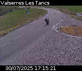 Webcam D942 à Valserres, à la jonction avec la D942A. Vue orientée vers Sisteron