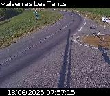 Webcam D942 à Valserres, à la jonction avec la D942A. Vue orientée vers Sisteron