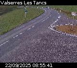 Webcam D942 à Valserres, à la jonction avec la D942A. Vue orientée vers Sisteron