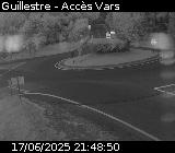 <h2>Webcam sur la D902 à Guillestre sur la route qui mène à la station de ski de Vars. Caméra située au niveau du rond-point à l'intersection avec la D902A</h2>