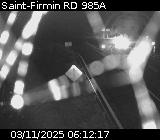 Webcam à Saint-Firmin à la jonction entre la N85 et la D985A. Vue orientée vers Gap et Grenoble.