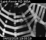 Webcam à Saint-Firmin à la jonction entre la N85 et la D985A. Vue orientée vers Gap et Grenoble.