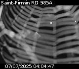 Webcam à Saint-Firmin à la jonction entre la N85 et la D985A. Vue orientée vers Gap et Grenoble.