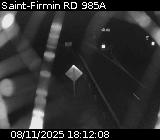 <h2>Webcam à Saint-Firmin à la jonction entre la N85 et la D985A. Vue orientée vers Gap et Grenoble.</h2>