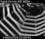 Webcam à Saint-Firmin à la jonction entre la N85 et la D985A. Vue orientée vers Gap et Grenoble.