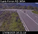 <h2>Webcam à Saint-Firmin à la jonction entre la N85 et la D985A. Vue orientée vers Gap et Grenoble.</h2>