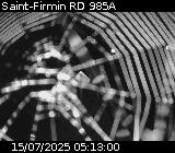 Webcam à Saint-Firmin à la jonction entre la N85 et la D985A. Vue orientée vers Gap et Grenoble.