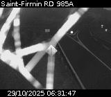 Webcam à Saint-Firmin à la jonction entre la N85 et la D985A. Vue orientée vers Gap et Grenoble.