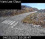 Webcam dans la station de ski de Vars au niveau du parking Le Fournet sur la D902