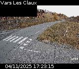Webcam dans la station de ski de Vars au niveau du parking Le Fournet sur la D902