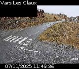 Webcam dans la station de ski de Vars au niveau du parking Le Fournet sur la D902