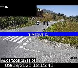 Webcam dans la station de ski de Vars au niveau du parking Le Fournet sur la D902