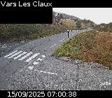 Webcam dans la station de ski de Vars au niveau du parking Le Fournet sur la D902