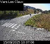 Webcam dans la station de ski de Vars au niveau du parking Le Fournet sur la D902