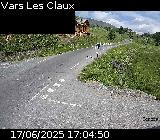 Webcam dans la station de ski de Vars au niveau du parking Le Fournet sur la D902