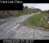 Webcam dans la station de ski de Vars au niveau du parking Le Fournet sur la D902