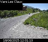 Webcam dans la station de ski de Vars au niveau du parking Le Fournet sur la D902