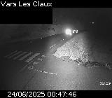 Webcam dans la station de ski de Vars au niveau du parking Le Fournet sur la D902