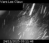 Webcam dans la station de ski de Vars au niveau du parking Le Fournet sur la D902