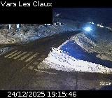 Webcam dans la station de ski de Vars au niveau du parking Le Fournet sur la D902