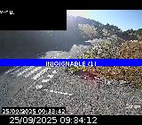 Webcam dans la station de ski de Vars au niveau du parking Le Fournet sur la D902